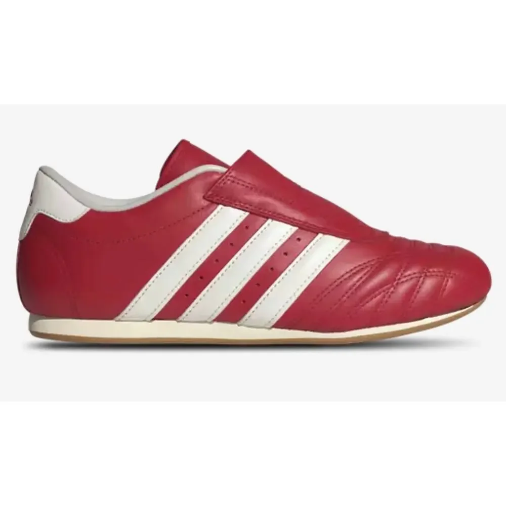 NEW Adidas Originals Taekwondo Leather Women's 7.5, Red/ White JS4020 - Picture 2 of 9